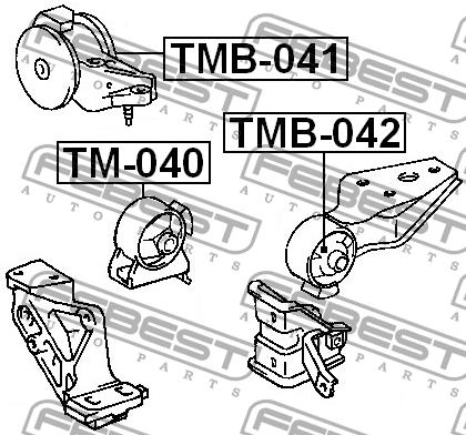 Подушка двигуна Febest TMB-041