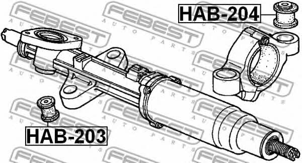 Купить Febest HAB203 – отличная цена на EXIST.UA!