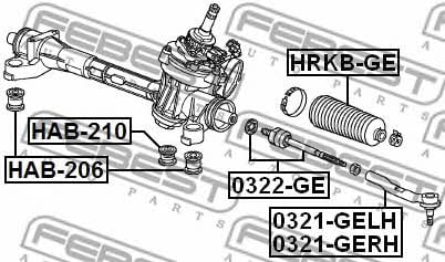Купить Febest HAB-206 по низкой цене в Украине!