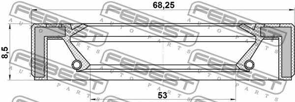 Купить Febest 95GAY-55680808L по низкой цене в Украине!