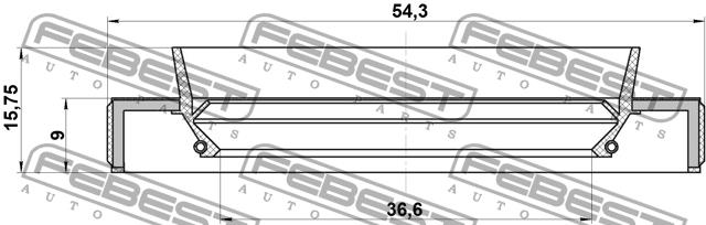 Купить Febest 95HBY-38540916R по низкой цене в Украине!