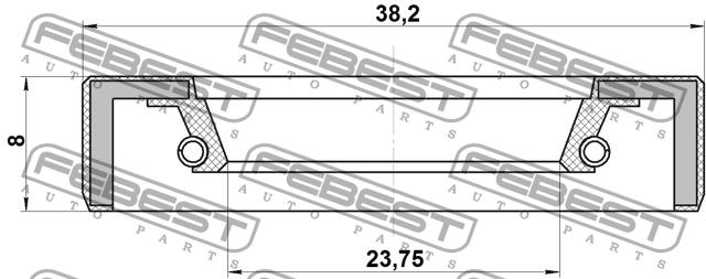 Febest Сальник полуоси – цена 120 UAH