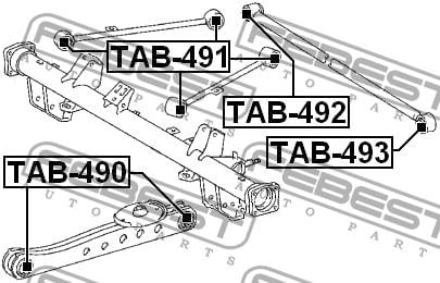 Купить Febest TAB-490 по низкой цене в Украине!