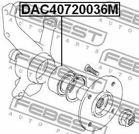 Купити Febest DAC40720036M – суперціна на EXIST.UA!
