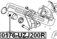 Купити Febest 0176-UZJ200R за низькою ціною в Україні!