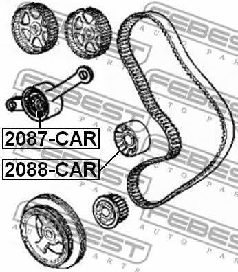 Купить Febest 2087-CAR по низкой цене в Украине!