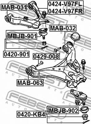 Купить Febest MAB-063 по низкой цене в Украине!