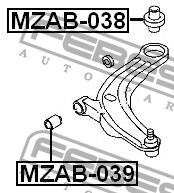 Купить Febest MZAB-038 по низкой цене в Украине!