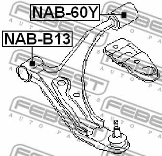 Купить Febest NABB13 – отличная цена на EXIST.UA!