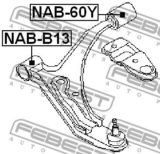 Купить Febest NAB-B13 по низкой цене в Украине!