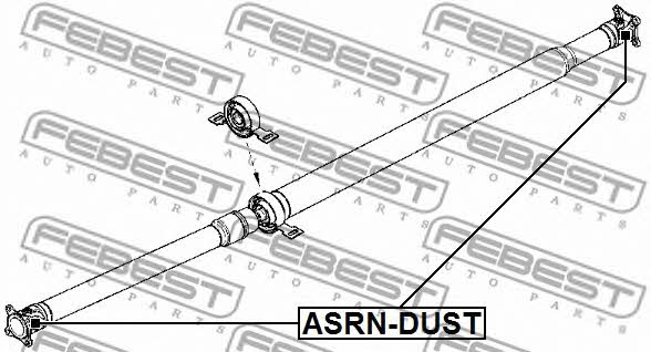 Крестовина вала карданного Febest ASRN-DUST