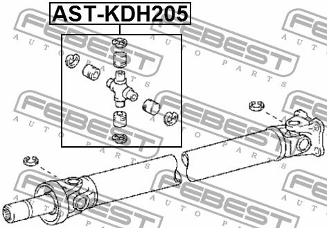 Купить Febest ASTKDH205 – отличная цена на EXIST.UA!