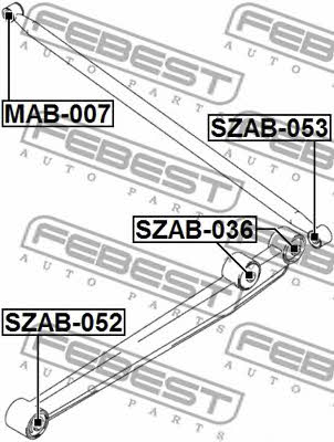 Купить Febest SZAB-052 по низкой цене в Украине!