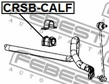 Втулка стабілізатора переднього Febest CRSB-CALF