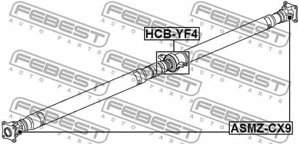 Купити Febest HCB-YF4 за низькою ціною в Україні!