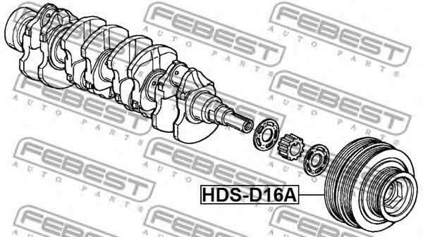 Купить Febest HDS-D16A по низкой цене в Украине!
