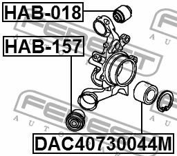 Купить Febest DAC40730044M по низкой цене в Украине!