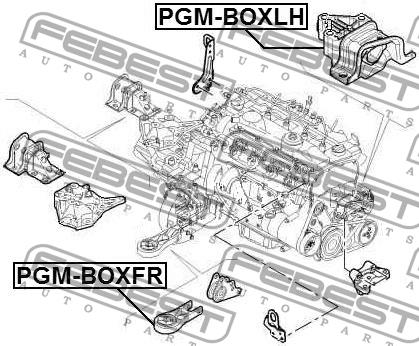 Купить Febest PGM-BOXLH по низкой цене в Украине!