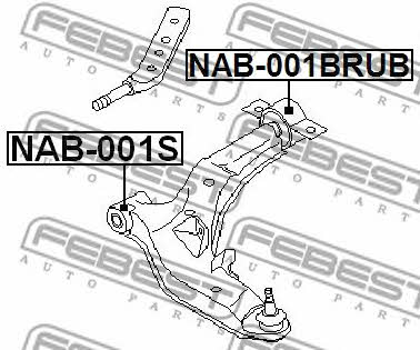 Купити Febest NAB001BRUB – суперціна на EXIST.UA!