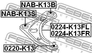 Купить Febest NABK13S – отличная цена на EXIST.UA!
