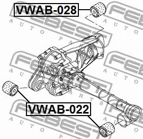Купити Febest VWAB-028 за низькою ціною в Україні!