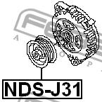 Шків генератора Febest NDS-J31