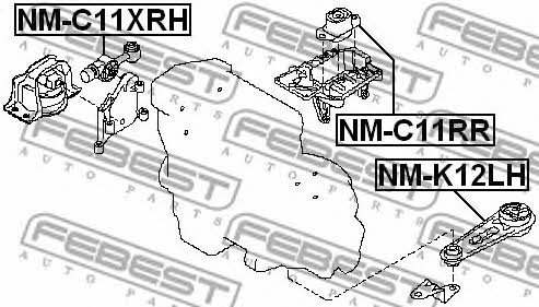Купить Febest NM-C11XRH по низкой цене в Украине!