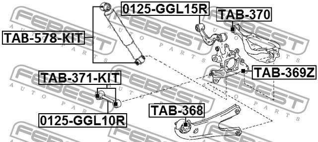 Купить Febest TAB-370 по низкой цене в Украине!