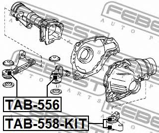 Купить Febest TAB558KIT – отличная цена на EXIST.UA!