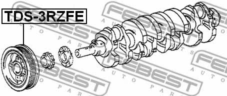 Купить Febest TDS3RZFE – отличная цена на EXIST.UA!