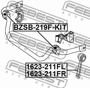 Купить Febest BZSB-219F-KIT по низкой цене в Украине!