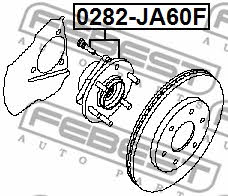 Купить Febest 0282JA60F – отличная цена на EXIST.UA!