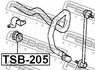 Купить Febest TSB-205 по низкой цене в Украине!