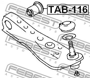 Купить Febest TAB116 – отличная цена на EXIST.UA!