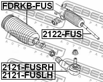 Febest Пыльник рулевой рейки – цена 381 UAH
