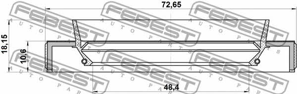 Купить Febest 95HBY-50731118L по низкой цене в Украине!