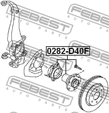 Купить Febest 0282D40F – отличная цена на EXIST.UA!