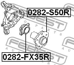 Купить Febest 0282S50R – отличная цена на EXIST.UA!