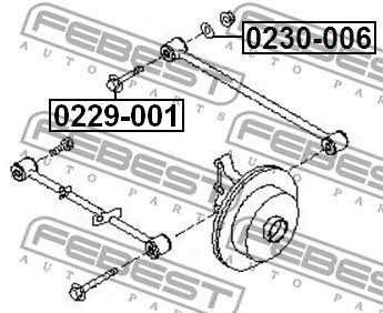 Febest Болт ексцентриковий – ціна 459 UAH