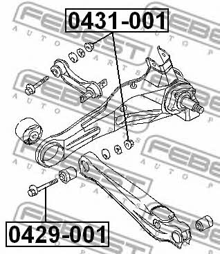 Купити Febest 0431-001 за низькою ціною в Україні!
