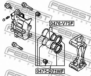 Купити Febest 0475-D71WF за низькою ціною в Україні!