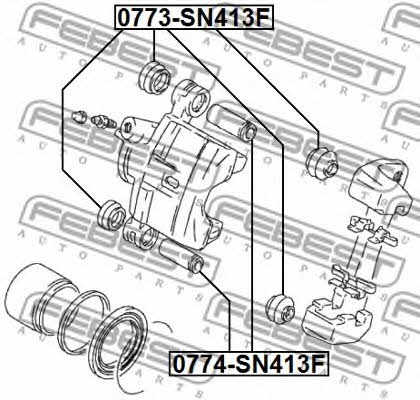Купить Febest 0773SN413F – отличная цена на EXIST.UA!