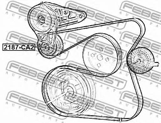 Купить Febest 2187CA2 – отличная цена на EXIST.UA!