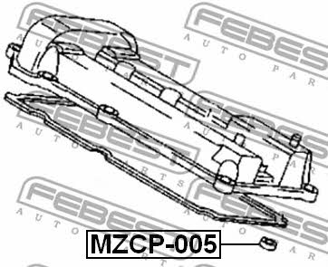 Кольцо уплотнительное свечного колодца Febest MZCP-005