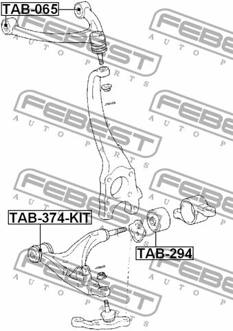 Купить Febest TAB374KIT – отличная цена на EXIST.UA!