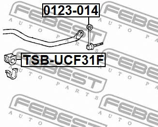 Купить Febest TSB-UCF31F по низкой цене в Украине!