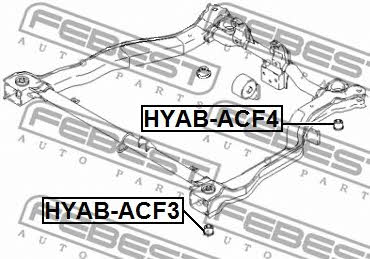 Febest Сайлентблок балки – цена 324 UAH
