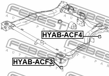 Купить Febest HYAB-ACF4 по низкой цене в Украине!