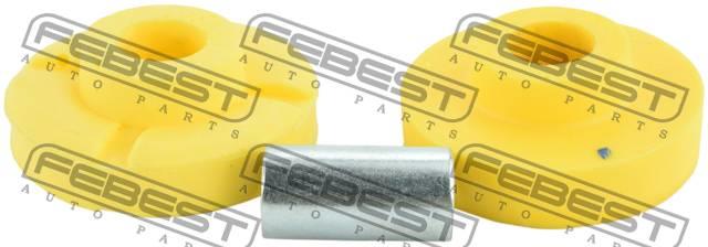 Подушка переднего амортизатора, ремкомплект Febest BMSS-E70R-KIT