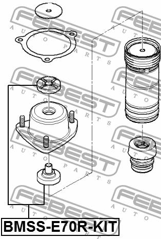 Купить Febest BMSS-E70R-KIT по низкой цене в Украине!